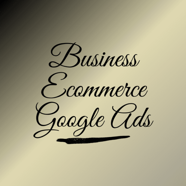 Business Ecommerce Google Ads