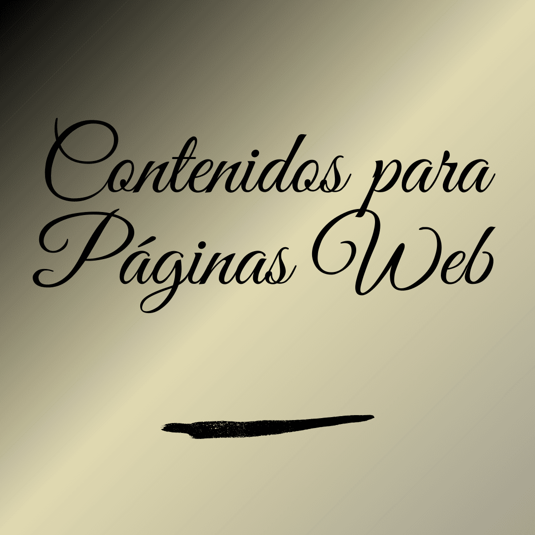 Contenidos para Paginas web